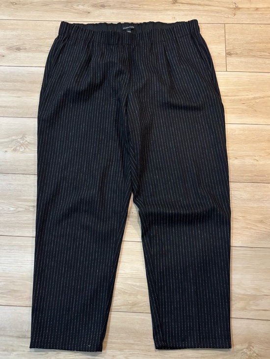 Eileen Fisher Pants - Eileen Fisher Pants Women Large L Stripe Pull on Office Siren Cottagecore